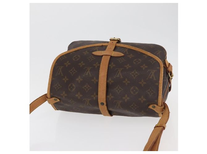 LOUIS VUITTON Borsa a Spalla Monogram Saumur 30 M42256 LV Auth am11407A Monogramma - vista 6