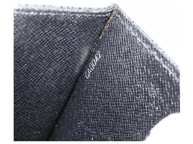 LOUIS VUITTON Clutch Selenga in pelle Taiga Ardoise M30782 LV Auth ka4166 Grigio - vista 12