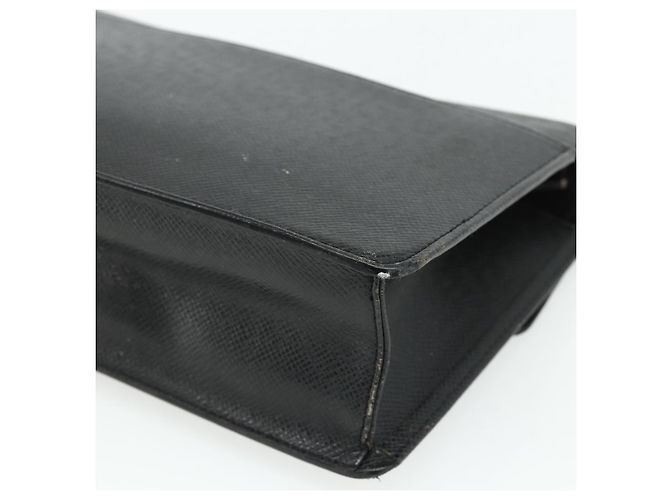 LOUIS VUITTON Clutch Selenga in pelle Taiga Ardoise M30782 LV Auth ka4166 Grigio - vista 15