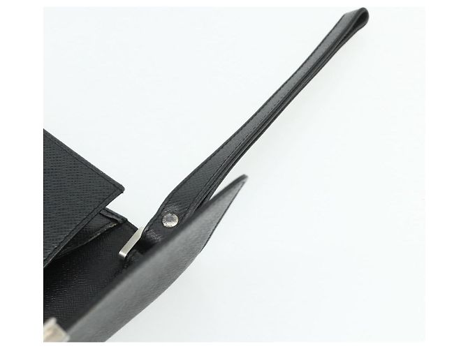 LOUIS VUITTON Clutch Selenga in pelle Taiga Ardoise M30782 LV Auth ka4166 Grigio - vista 8