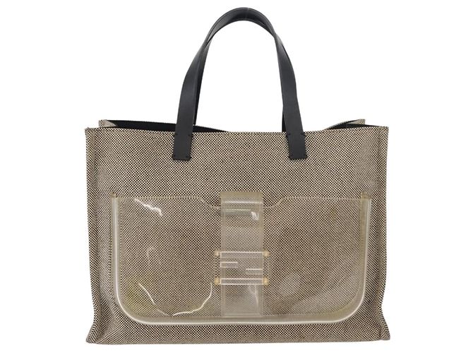 Baguette FENDI Handtasche Canvas Beige Auth 171462V - Ansicht 13