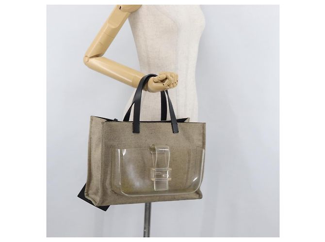 Baguette FENDI Handtasche Canvas Beige Auth 171462V - Ansicht 27