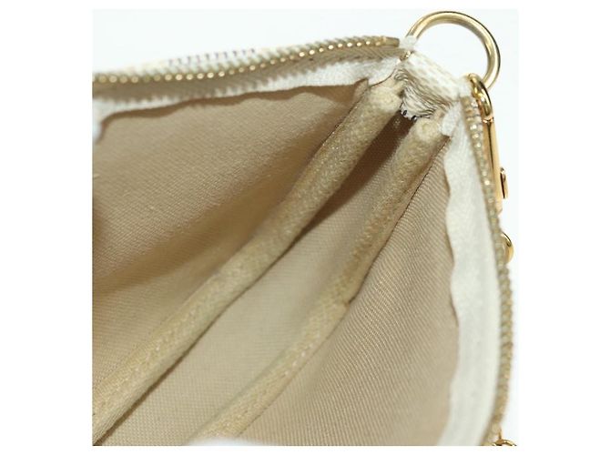LOUIS VUITTON Damier Azur Mini Pochette Accessoires Pochette N63005 Auth yk17913 - vista 17