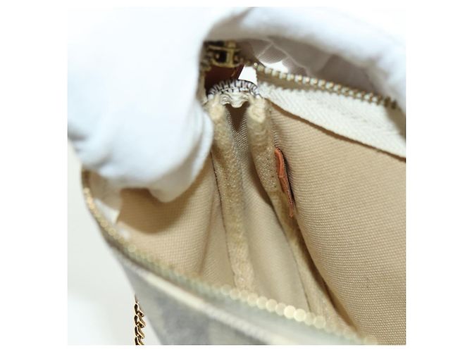 LOUIS VUITTON Damier Azur Mini Pochette Accessoires Pochette N63005 Auth yk17913 - vista 18