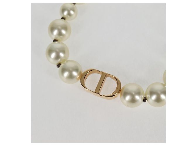 Christian Dior Halskette Perle Weiß Authentisch BA1350 - Ansicht 3