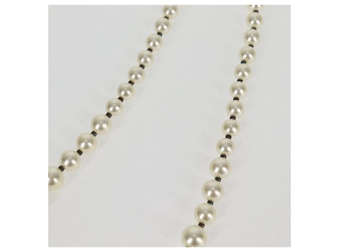 Christian Dior Halskette Perle Weiß Authentisch BA1350 - Ansicht 4