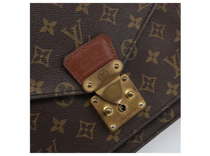 LOUIS VUITTON Borsa Monogram Monceau 28 2way M51185 LV Auth ARZ599 Monogramma - vista 16