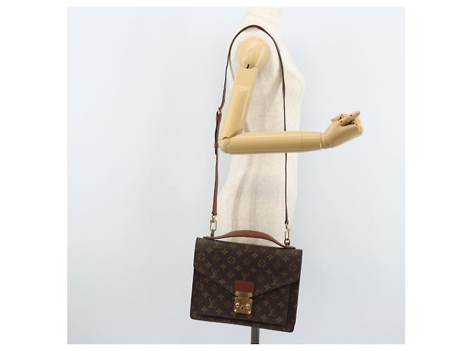 LOUIS VUITTON Borsa Monogram Monceau 28 2way M51185 LV Auth ARZ599 Monogramma - vista 27