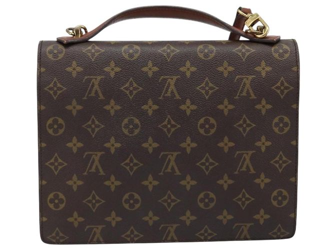 LOUIS VUITTON Borsa Monogram Monceau 28 2way M51185 LV Auth ARZ599 Monogramma - vista 3