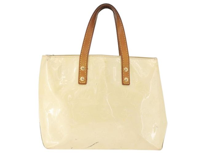 LOUIS VUITTON Monogram Vernis Reade PM Hand Bag Perle M91336 LV Auth 178983 - vista 2