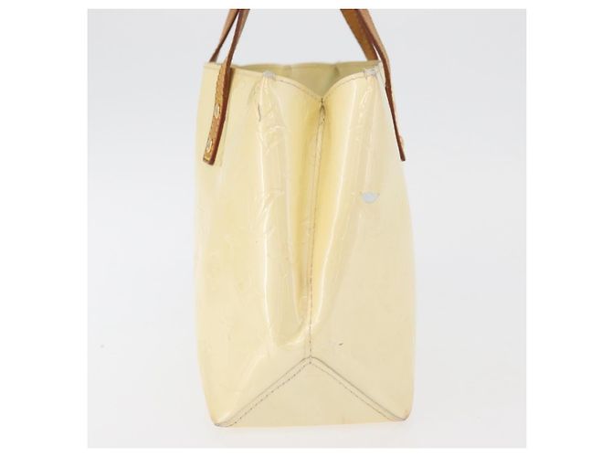 LOUIS VUITTON Monogram Vernis Reade PM Hand Bag Perle M91336 LV Auth 178983 - vista 4