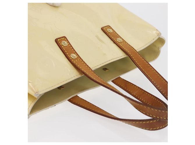 LOUIS VUITTON Monogram Vernis Reade PM Hand Bag Perle M91336 LV Auth 178983 - vista 7