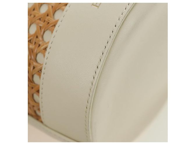 Bulgari Borsa a tracolla BVLGARI Serpenti Forever Raffia Beige Auth 177156SAM - vista 15