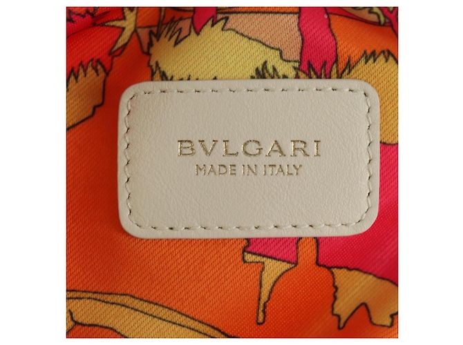 Bulgari Borsa a tracolla BVLGARI Serpenti Forever Raffia Beige Auth 177156SAM - vista 25