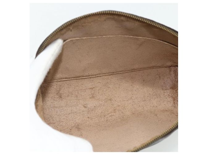 LOUIS VUITTON Monogram Trousse Demi Ronde Cosmetic Pouch M47520 LV Auth ka4196 Monogramma - vista 10