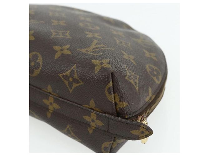 LOUIS VUITTON Monogram Trousse Demi Ronde Cosmetic Pouch M47520 LV Auth ka4196 Monogramma - vista 15