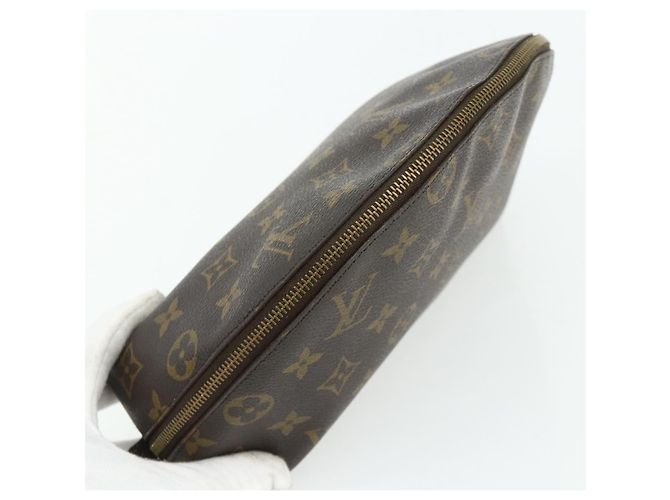 LOUIS VUITTON Monogram Trousse Demi Ronde Cosmetic Pouch M47520 LV Auth ka4196 Monogramma - vista 5