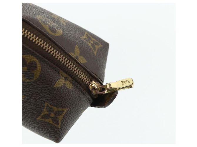 LOUIS VUITTON Monogram Trousse Demi Ronde Cosmetic Pouch M47520 LV Auth ka4196 Monogramma - vista 8