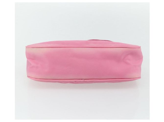 PRADA Accessory Pouch Nylon Pink Silver Auth 178018 Silvery - view 5