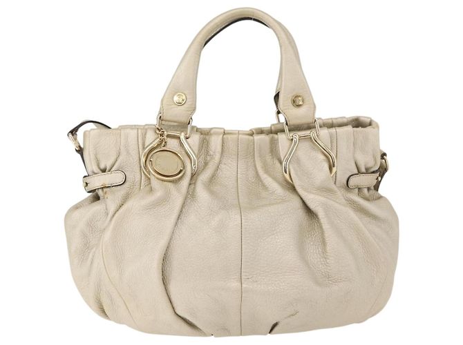 Céline Borsa CELINE in pelle 2way Oro Autentica bs34804A D'oro - vista 13