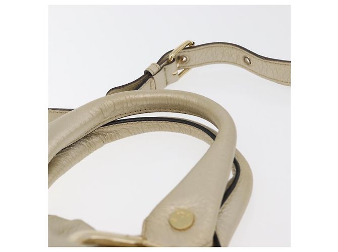 Céline Borsa CELINE in pelle 2way Oro Autentica bs34804A D'oro - vista 9