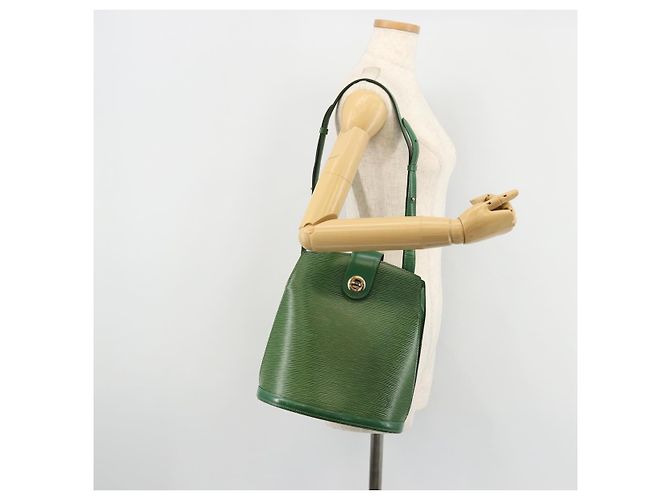 Borsa a Spalla LOUIS VUITTON Epi Cluny Verde M52254 LV Auth 177308 - vista 22