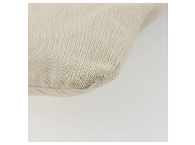 Hermès Borsa HERMES in tela Beige Gold Auth BA12373 D'oro - vista 12