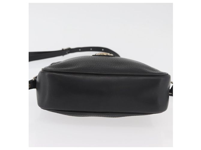 Céline Borsa a Spalla CELINE in Pelle Nera e Oro Auth bs34916 Nero D'oro - vista 5