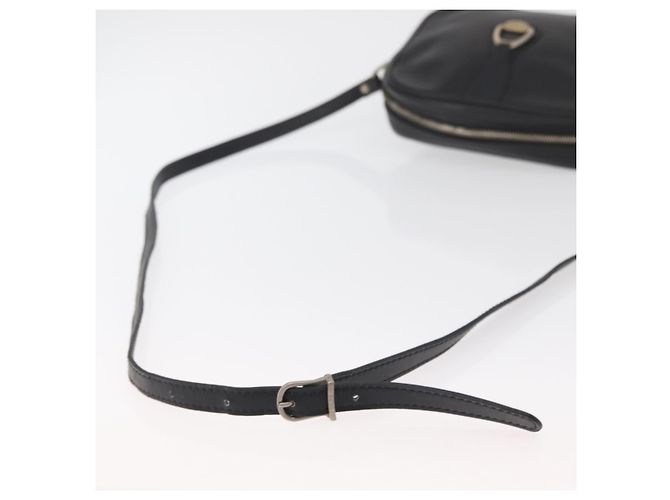 Céline Borsa a Spalla CELINE in Pelle Nera e Oro Auth bs34916 Nero D'oro - vista 7