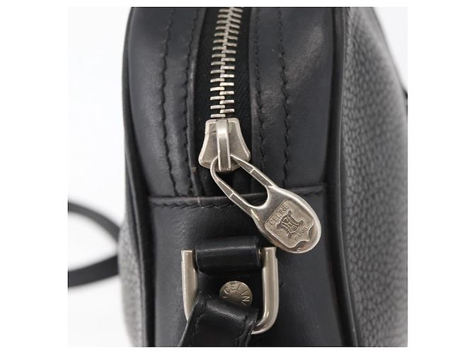 Céline Borsa a Spalla CELINE in Pelle Nera e Oro Auth bs34916 Nero D'oro - vista 9