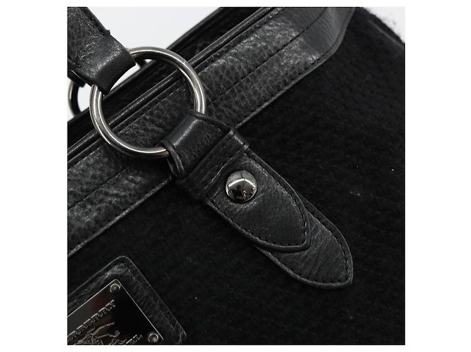 BURBERRY Blue Label Handtasche Canvas Schwarz Authentisch bs34542 - Ansicht 17