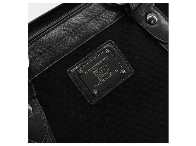 BURBERRY Blue Label Handtasche Canvas Schwarz Authentisch bs34542 - Ansicht 18