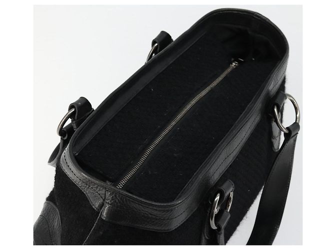 BURBERRY Blue Label Handtasche Canvas Schwarz Authentisch bs34542 - Ansicht 6