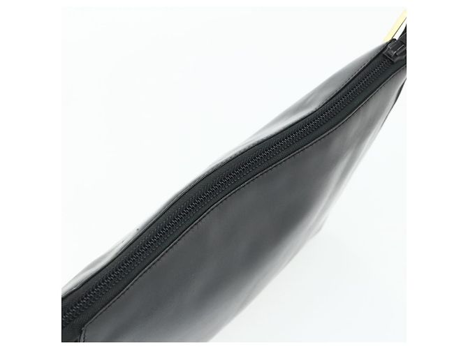 Borsa a Spalla LOEWE Anagram in Pelle Nera e Oro Auth 177548 Nero D'oro - vista 6