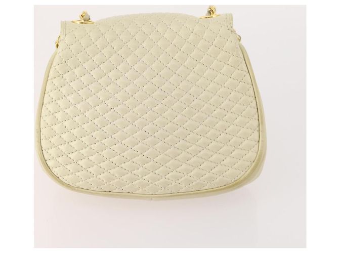 Borsa a Spalla con Catena BALLY in Pelle 2 Set Viola Bianco Auth am11367 Porpora - vista 3