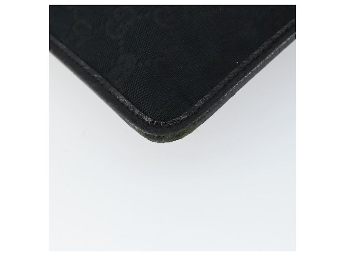 Borsa a Spalla GUCCI GG Canvas Nera Argento 27639 Auth ep11186A Nero - vista 15