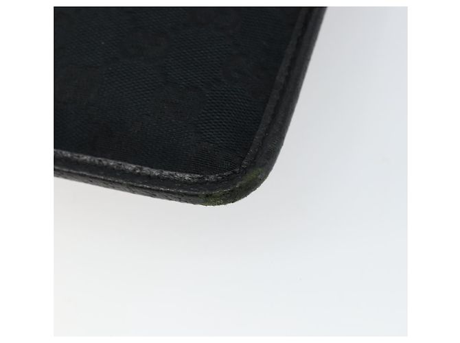 Borsa a Spalla GUCCI GG Canvas Nera Argento 27639 Auth ep11186A Nero - vista 16