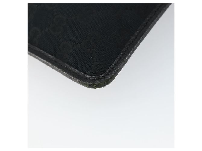 Borsa a Spalla GUCCI GG Canvas Nera Argento 27639 Auth ep11186A Nero - vista 17