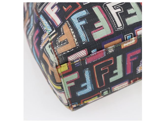 Borsa Tote FENDI Zucca Canvas PVC Multicolor Oro Auth SW1846V Multicolore D'oro - vista 15