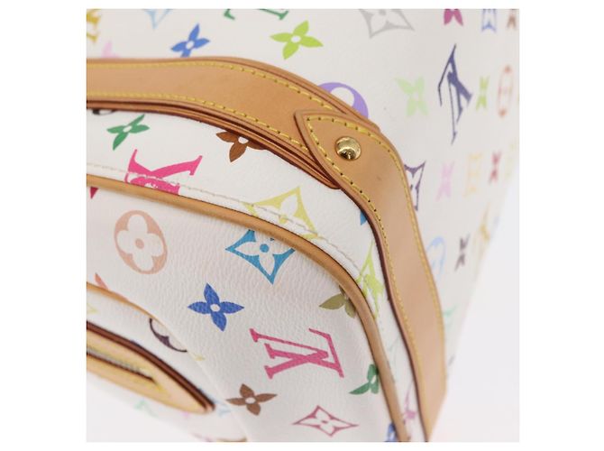 LOUIS VUITTON Borsa a Mano Priscilla Monogram Multicolor Bianco M40096 Auth ka366AV - vista 12