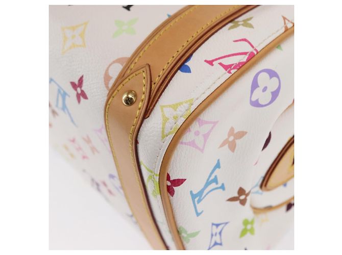 LOUIS VUITTON Borsa a Mano Priscilla Monogram Multicolor Bianco M40096 Auth ka366AV - vista 13