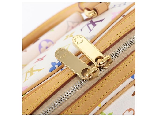 LOUIS VUITTON Borsa a Mano Priscilla Monogram Multicolor Bianco M40096 Auth ka366AV - vista 14