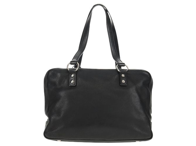 Borsa a Spalla SAINT LAURENT Pelle Nera Argento 227747 Auth yk19763V Nero - vista 3