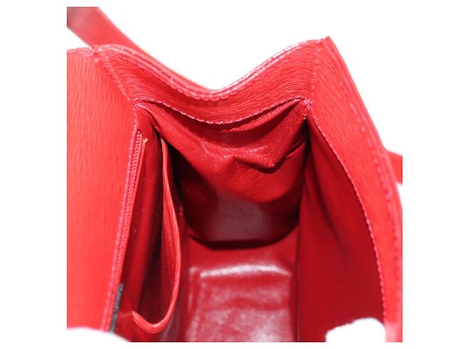 Céline Borsa CELINE in pelle 2way Rosso Oro Auth 107984 D'oro - vista 21