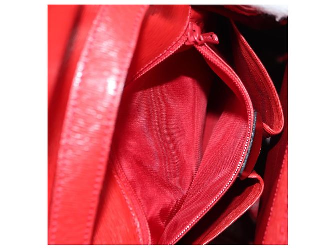 Céline Borsa CELINE in pelle 2way Rosso Oro Auth 107984 D'oro - vista 23