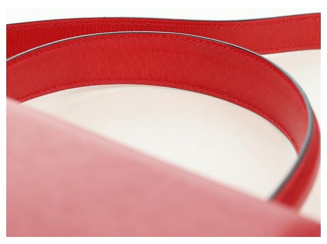 Céline Borsa CELINE in pelle 2way Rosso Oro Auth 107984 D'oro - vista 8
