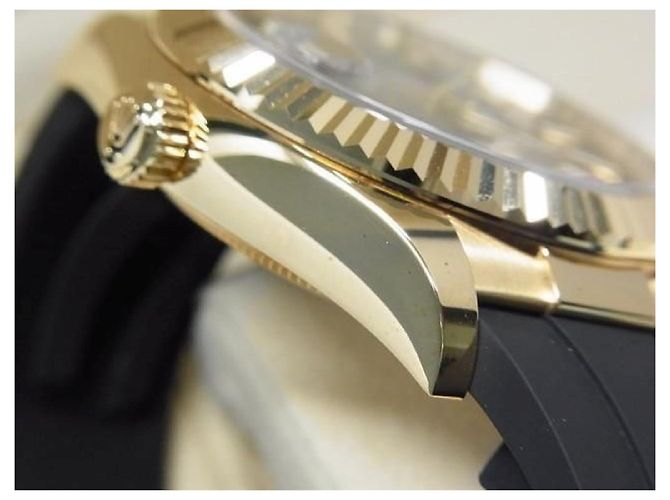 ROLEX Sky-Dweller 18KYG quadrante nero Uomo - vista 4