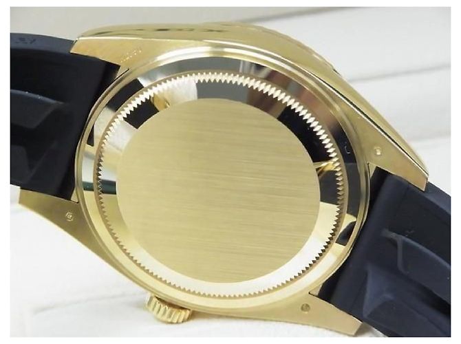 ROLEX Sky-Dweller 18KYG quadrante nero Uomo - vista 8