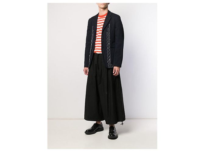 Comme Des Garcons Chaqueta de Algodón Azul Oscuro Comme des Garçons - 2000s Burdeos - vista 2