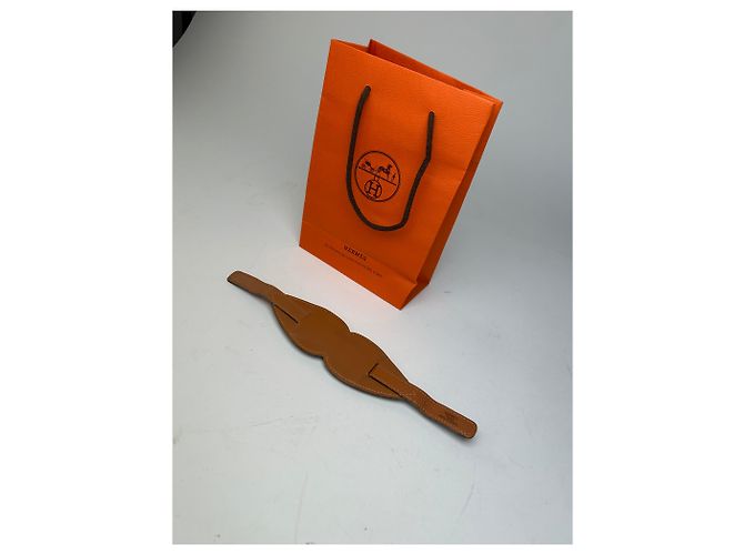 Vintage Hermès Paris Leather Studded Cuff Accessory Black Gold - view 4